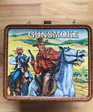 Vintage Tin Lunch box 1972 Gunsmoke Collectable, Aladdin Industries picture