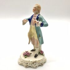 Vtg Coventry Delicate Painted Porcelain Figurine Colonial Gentleman Francois picture