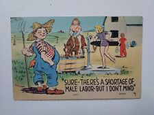 US 1944 Funny Art Painting Postcard, Paris Texas picture