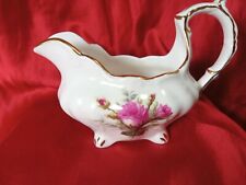 Vintage Hammersley Queen Anne ROSES  Small Creamer   Gold Trim ENGLAND 5