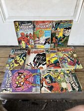 Vintage Lot Of 9 Spider-Man Comics Rare Old Editions Rough Condition picture