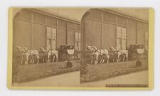 1876 STEREOVIEW GEN. GEORGE WASHINGTON'S CARRIAGE, S. R. PHILLIPS, PHILA. picture