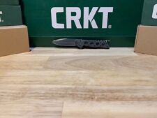 CRKT M21-02G Carson Design Flipper Floding Pocket Knife Plain Edge Liner BLK G10 picture