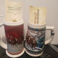 Anheuser-Busch Steins Collectible Steins from 1993 and 2003 Vintage, Limited Edt picture