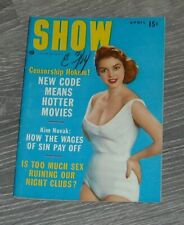SHOW DIGEST MEN's PINUP MAGAZINE April 1957 JULIE NEWMAR JUNE TAYLOR JIM NOVAK picture