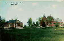 Postcard: Thornton Academy & Library, Saco, Me. picture