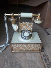 VINTAGE FRENCH VICTORIAN AMERICAN TELECOMMUNICATIONS  DECO-TEL ROTARY PHONE picture