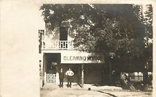 c1910s RPPC Postcard; Grass Valley CA Cleaning Works, Nevada County Unposted picture