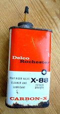 Vintage General Motors DELCO ROCHESTER X 88 Oil Can no zip New York USA picture