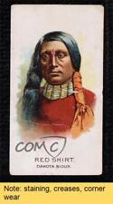 1911 Philadelphia Caramel Indian Pictures E46 Red Shirt #8 READ g3e picture
