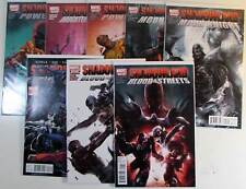 Shadowland Lot 8 #2,Power 1,2,Daughter 2,Moon 1,2,Streets 2,1 Marvel 2010 Comics picture