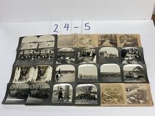 SVG24-5  Mixed Lot of 20 Stereoviews Cities, Places, Important People picture