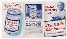 CENTURY OF PROGRESS 1933 PAMPHLET INTRODUCING MIRACLE WHIP SALAD DRESSING  picture