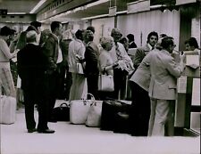 LG837 1976 Orig Joe Rimkus Photo MIAMI INTERNATIONAL AIRPORT Waiting Passengers picture