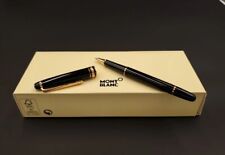 New Montblanc Gold Classique Luxury Rollerball Pen 163 With Refill picture