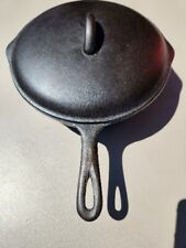 Early Birmingham Stove Range /BSR #8 Deep Cast Iron Skillet w/ F8Lid, Restored picture
