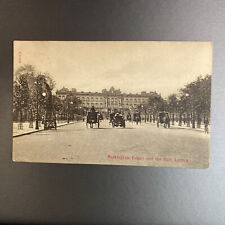 Antique Postcard Real Photo UK London Buckingham Palace Mall Posted 1908  picture