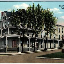 c1910s Colfax, IA The Grand Hotel Colorful Litho CT Photochrom Postcard A166 picture
