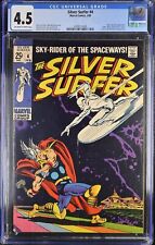 Silver Surfer #4 CGC VG+ 4.5 Off White to White vs Thor Loki Appearance  picture