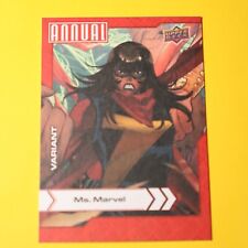 2022-23 Upper Deck Marvel Annual #64 Ms. Marvel Canvas Variant picture