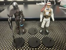 Original And Retro Star Wars THIN Action figure stands FREE USPS PRIORITY SHIP picture