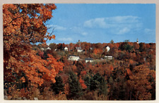 New London, from Old Main Street, Fall Foliage, New Hampshire NH Postcard picture