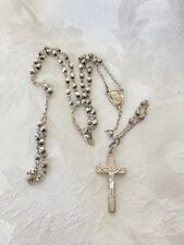 Vintage Sterling Silver Rosary  picture