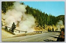 Postcard WY Yellowstone National Park Beryl Spring A28 picture