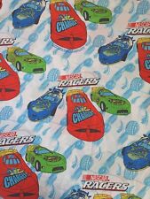 Vintage Nascar Twin Fitted Sheet Polyester Cotton Kids By Bibb picture