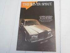 Rolls Royce Silver Spirit brochure 1980? 1981? picture