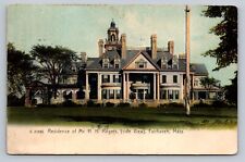 Postcard MA Fairhaven Residence of HH Rogers  Undivided Back 1907 C806 picture