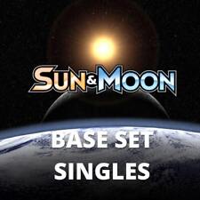 Pokémon Sun & Moon Base Set Singles Holo Reverse Holo Rare Trainer picture