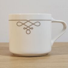 Starbucks 2016 Ceramic 12oz Mug Gold Pinstripe Design NICE Gorgeous NEW picture