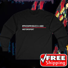 Porsche Motorsport Logo Men's Long Sleeve T-Shirt Size S to 3XL  picture