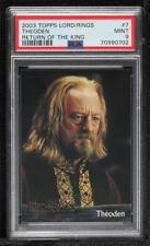 2003 Topps The Lord of Rings: Return King Theoden #7 PSA 9 MINT kf4 picture