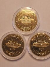 Sunset Station Casino Henderson NV Limited Edition .999 Silver $5 Tokens picture