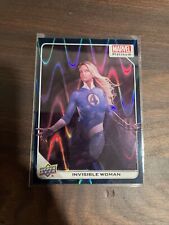 2023 Upper Deck Marvel Platinum Invisible Woman #12 Teal Wave /799 picture