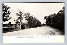 Three Oaks MI-Michigan, Michigan Central Railroad Drive, Vintage Postcard picture