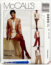 1994 McCalls Sewing Pattern 6895 Womens Jacket Vest Skirt Pants Size 12-16 12581 picture