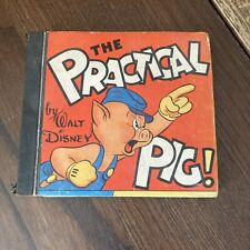 1939 WALT DISNEY THE PRACTICAL PIG HARDCOVER BOOK BY WHITMAN READ picture