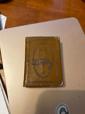 Vintage leather compact mirror picture