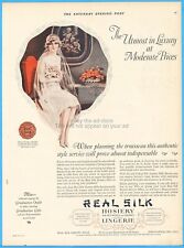 1926 Roy Best Art Real Silk Hosiery Mills Indianapolis Womens Stockings Bride Ad picture