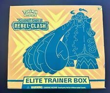 Pokémon Sword & Shield ✨ Rebel Clash Elite Trainer Box ✨ ETB FACTORY SEALED picture