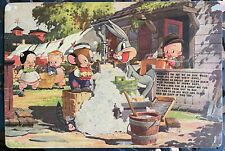 1940s Merrie Melodies Looney Tunes Ryme-A-Day Placemat Goodmark 201 202 Lot of 2 picture