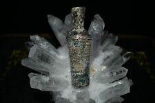 Wonderful Ancient Roman Medicine Cosmetics Glass Vial with Beautiful Patina picture