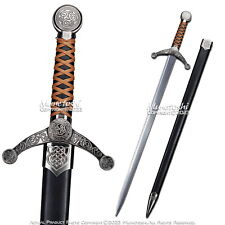 40.5” Celtic Long Sword Scots Irish Welsh Medieval Stainless Steel Unsharpened picture