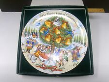 1993 Fitz & Floyd 12 Days of Christmas Plate #496 of 5000 picture