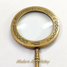 Antique Mini Brass Magnifying Glass Vintage Collectible gift picture