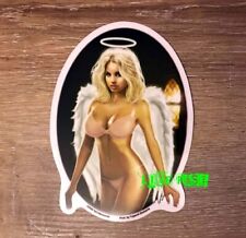 SEXY ANGEL GIRL STICKER DECAL sexy girl art by Ted Hammond picture