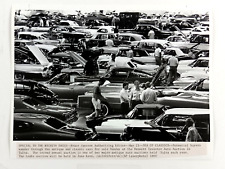 1990 Tulsa Oklahoma Bennett Investor Auto Auction Classic Cars VTG Press Photo picture